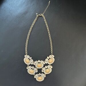 INC International Concepts Gold and Cream Necklace